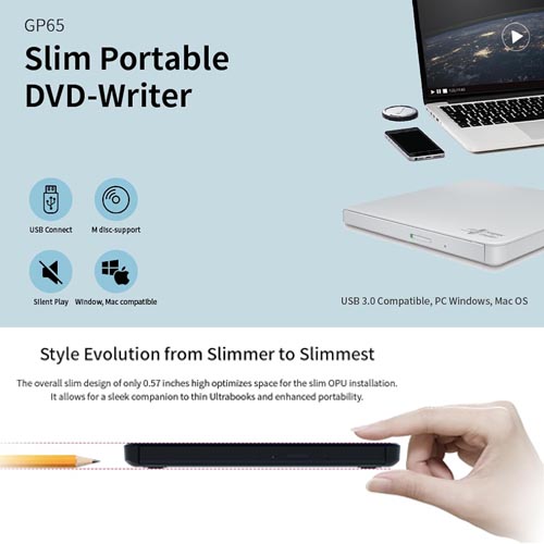 LG Electronics GP65Nx60 Portable DVD Writer Drive