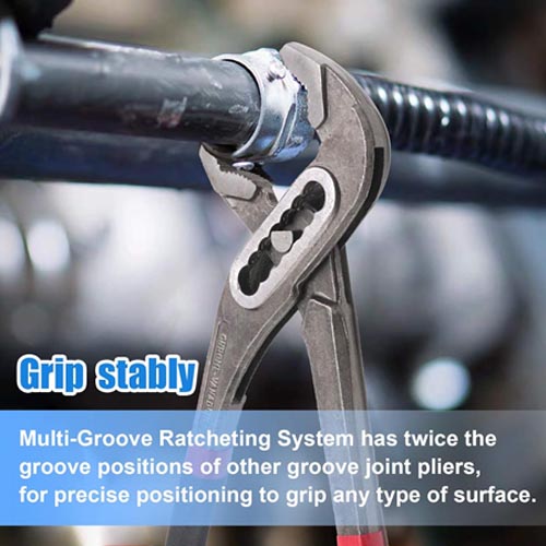 Glarks 3Pcs Groove Joint Pliers Set – 8” | 10” | 12” Adjustable - Image 4