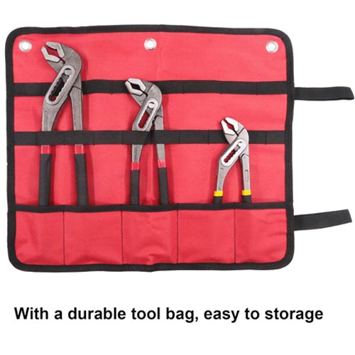 Glarks 3Pcs Groove Joint Pliers Set – 8” | 10” | 12” Adjustable - Image 2