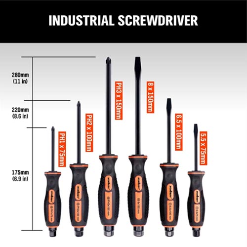 HORUSDY 6-Pieces Magnetic Screwdriver Set - Image 5