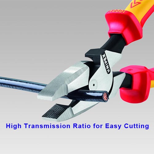 Knipex 9.5" Ultra-High Leverage Lineman's Pliers - Image 6