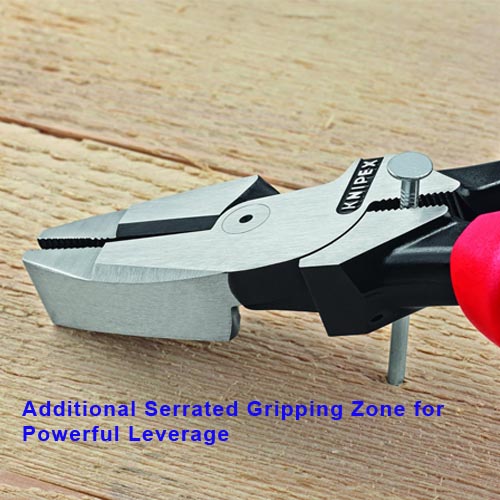 Knipex 9.5" Ultra-High Leverage Lineman's Pliers - Image 3