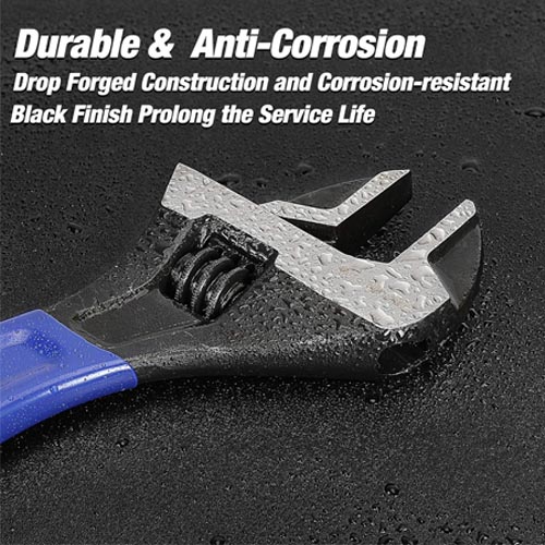 WORKPRO 2-pieces Adjustable Wrench Set - 6 & 10 Inches - Image 4