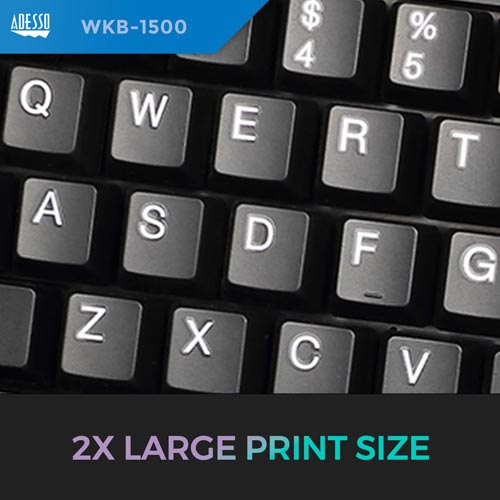 Adesso WKB-1500GB - Wireless Ergonomic Desktop Keyboard & Mouse - Image 5