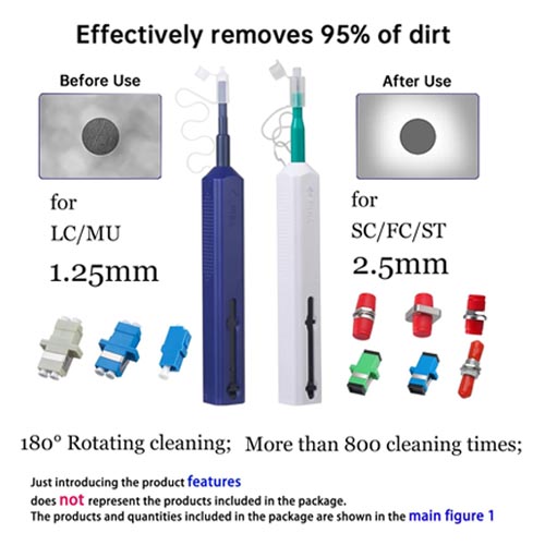 Xunsomten Optical Fiber Cleaner Pen LC/MU 125 - Image 6