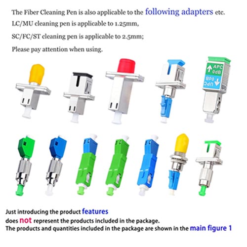 Xunsomten Optical Fiber Cleaner Pen LC/MU 125 - Image 4