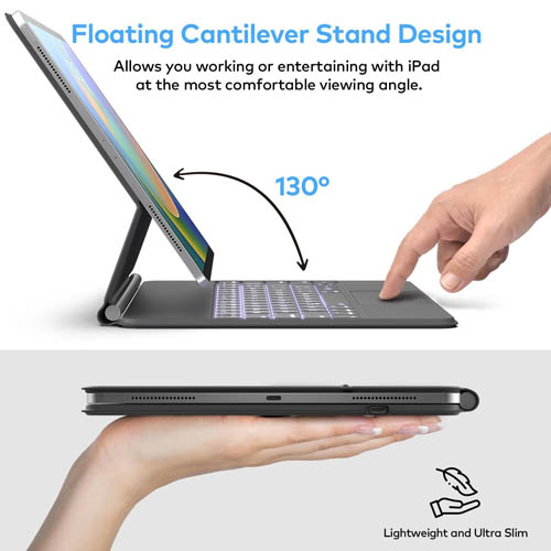 Runelk Keyboard Case for iPad Air 11-inch (M2) & iPad Pro 11 inch - Image 7