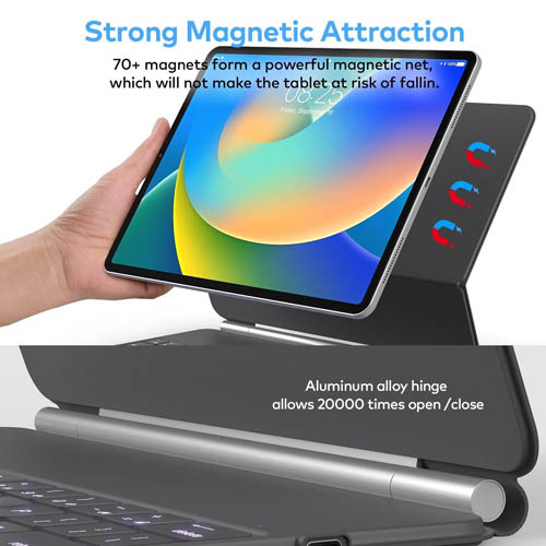 Runelk Keyboard Case for iPad Air 11-inch (M2) & iPad Pro 11 inch - Image 6