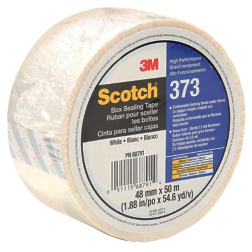 Scotch 373 Industrial-Grade Packing Tape, 48 mm x 50 m