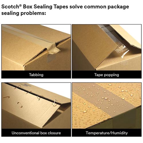 Scotch 373 Industrial-Grade Packing Tape, 48 mm x 50 m - Image 2
