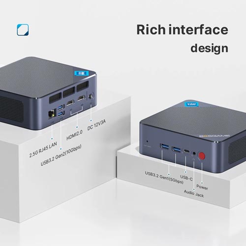 BOSGAME B95 Mini PC Intel 12th Gen N95 Windows 11 Pro OS - Image 4