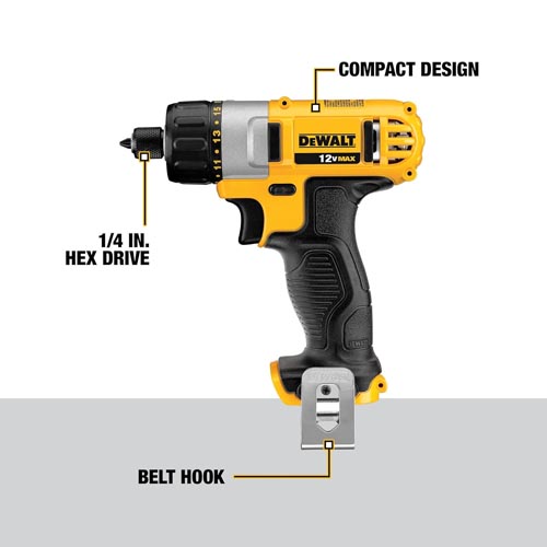 Dewalt DCF610S2 12V Max 1/4 In Screwdriver Kit - Image 6