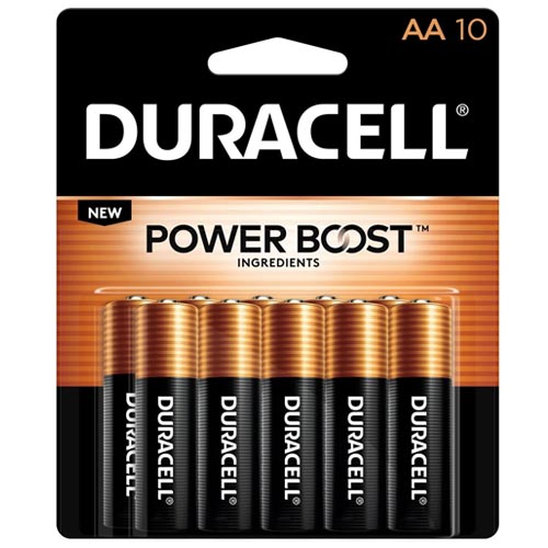 DURMN1500B10Z - Duracell CopperTop Alkaline Batteries