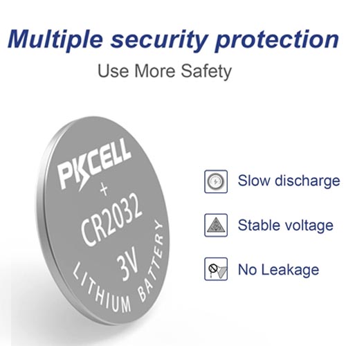 PKCELL CR2032 button cell lithium batteries 3.0 V 210 mAh - Image 7