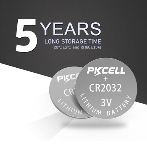 PKCELL CR2032 button cell lithium batteries 3.0 V 210 mAh - Image 6