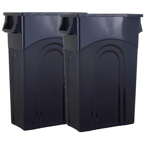 United Solutions Highboy Waste Container 23 Gallon 2-Pack