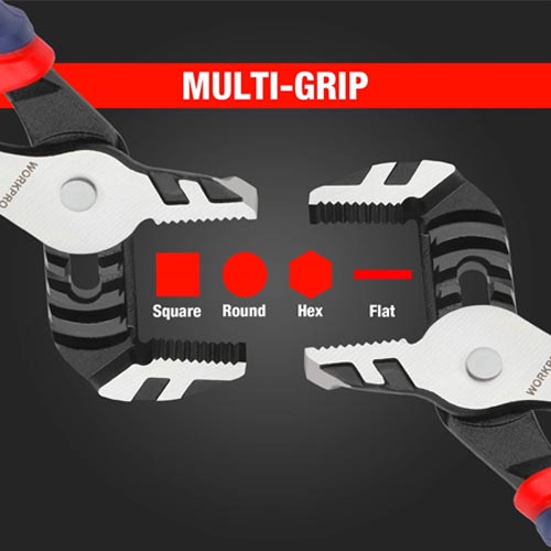 WORKPRO 3 Piece Groove Joint Pliers Set 12/10/8 Inch - Image 5