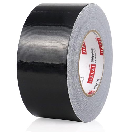 BOMEI PACK Duct Tape - 2 Inches x 55 Yards Black