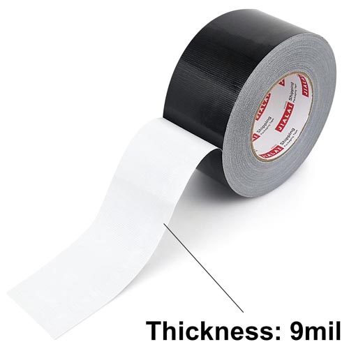 BOMEI PACK Duct Tape - 2 Inches x 55 Yards Black - Image 3