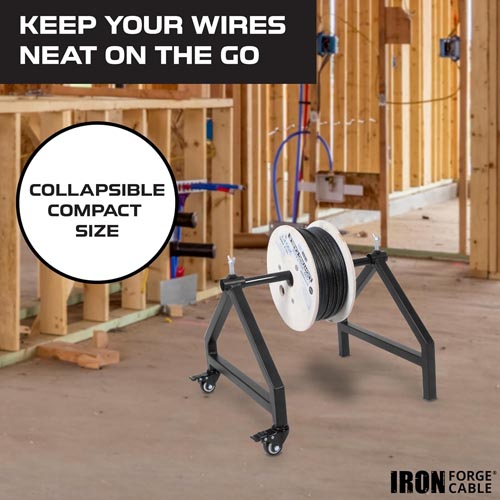 IRON FORGE CABLE Wire Spool Rack - Image 5