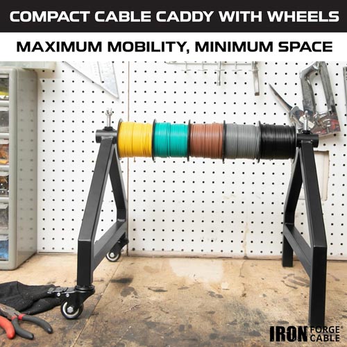 IRON FORGE CABLE Wire Spool Rack - Image 4