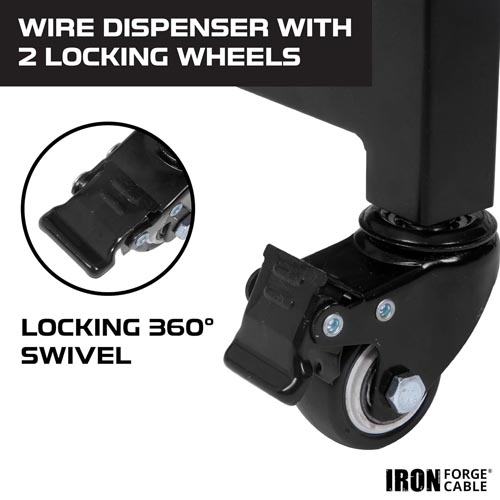 IRON FORGE CABLE Wire Spool Rack - Image 3