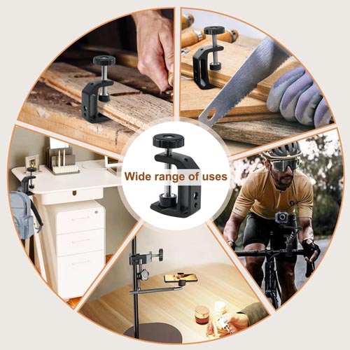 LEADRISE C-Clamp With 1/4 And 3/8 Thread Hole - Image 5