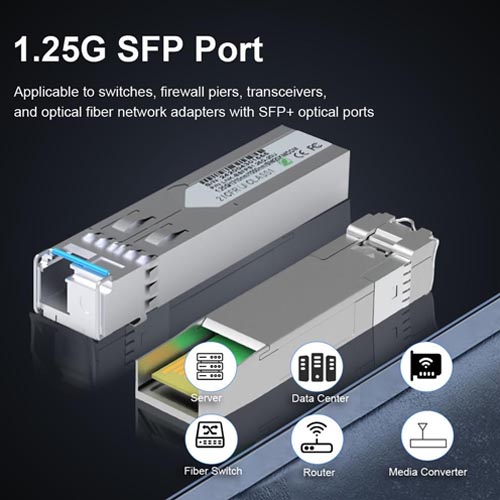 Zhpuostd 1.25Gbps SM LC Module SFP BiDi Transceiver - Image 3