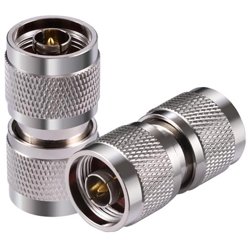 Vecys 50 Ohm N Type Male to N Type Male Coax Cable Adapter