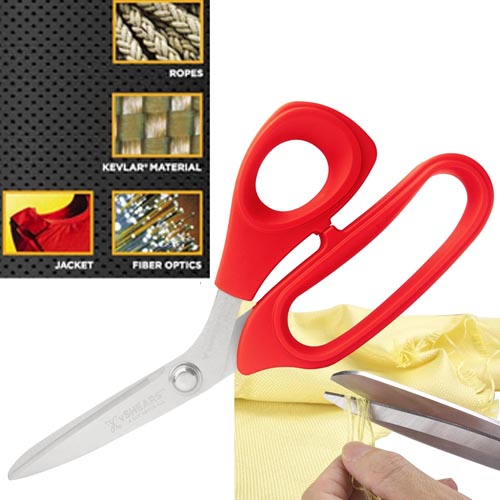 VamPLIERS VT-2953 8" Fiber Optic Kevlar Shears - Image 4