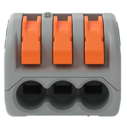 WAGO 222-413 3 Way Lever Operated Terminal Connector - Image 8