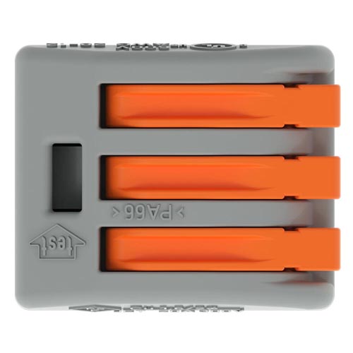 WAGO 222-413 3 Way Lever Operated Terminal Connector - Image 7