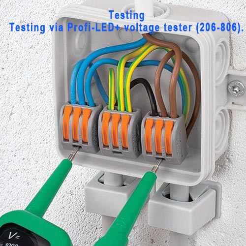 WAGO 222-413 3 Way Lever Operated Terminal Connector - Image 3