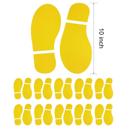 BLEBRDME 10 Pairs 10 Inches Shoes Footprint