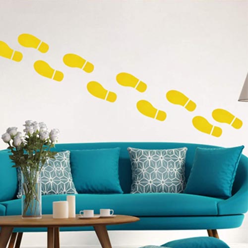 BLEBRDME 10 Pairs 10 Inches Shoes Footprint - Image 2