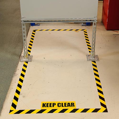 Brady ToughStripe Yellow/ Black Floor Marking Tape - Image 2