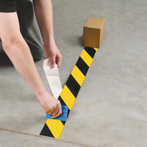 Brady ToughStripe Yellow/ Black Floor Marking Tape - Image 3