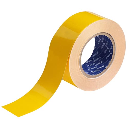 Brady 104312 2”ToughStripe Floor Marking Tape Yellow