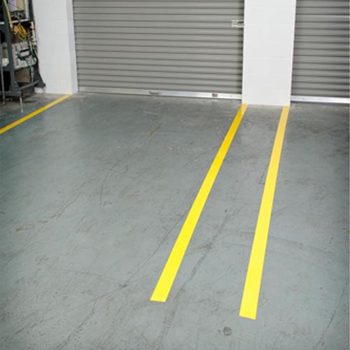 Brady 104312 2”ToughStripe Floor Marking Tape Yellow - Image 3