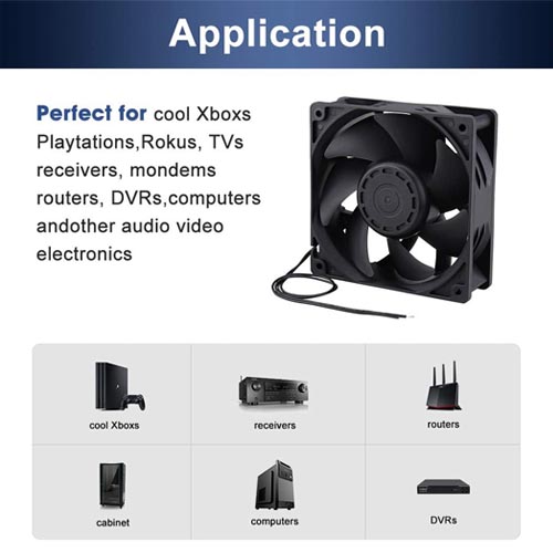 Wathai EC Case Fan 120mm x 38mm AC 110V–240V - Image 3