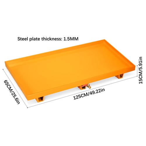 PracticalDeals Spill Containment Metal Platform125x65x15 CM - Image 5