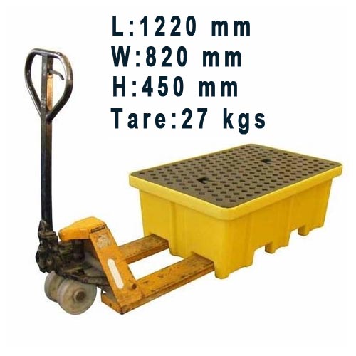 Romold ETZBP2FW Spill Control 4 way Pallet 122X82X45 CM - Image 2