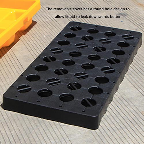 PracticalDeals Spill Containment PE Pallet 130x68x15CM - Image 3