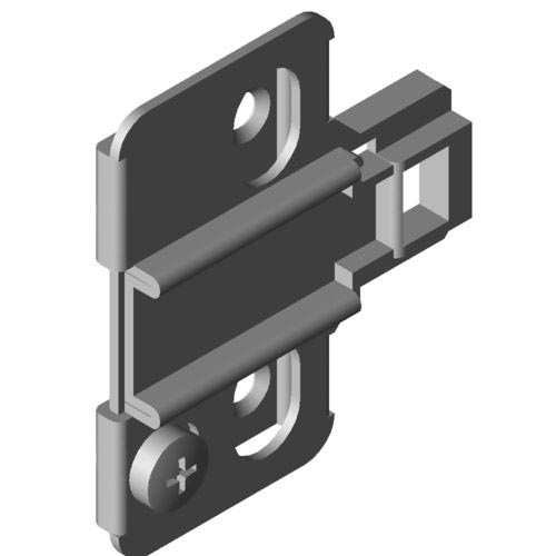Hafele Cruciform Mounting Plate Metalla SM Combi