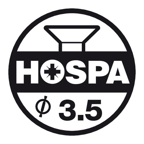 Hafele Cruciform Mounting Plate Metalla SM Combi - Image 2