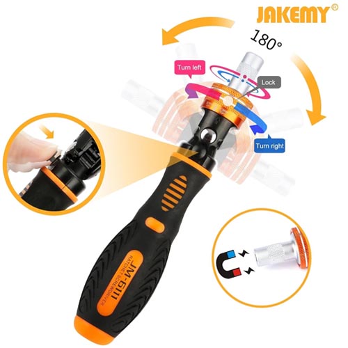 JAKEMY 69 in 1 Precision Ratchet Screwdriver Kit - Image 6