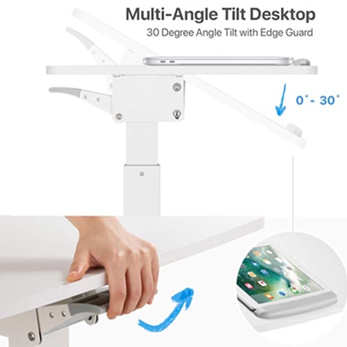 OCOMMO Mobile Podium - Pneumatic Standing Podium Desk - Image 5