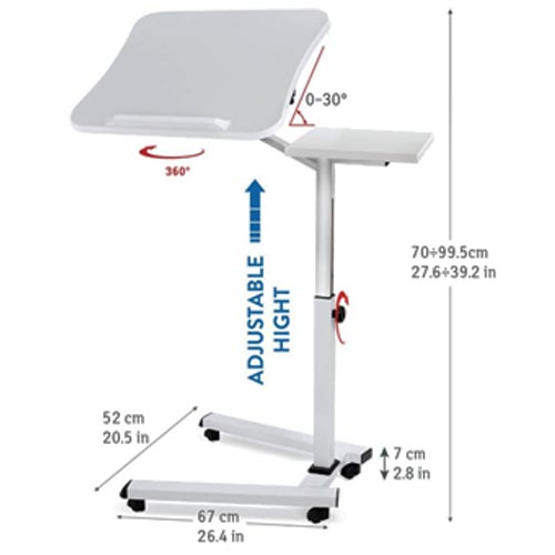 Tatkraft Like Portable Laptop Desk with Mouse Pad - Image 9