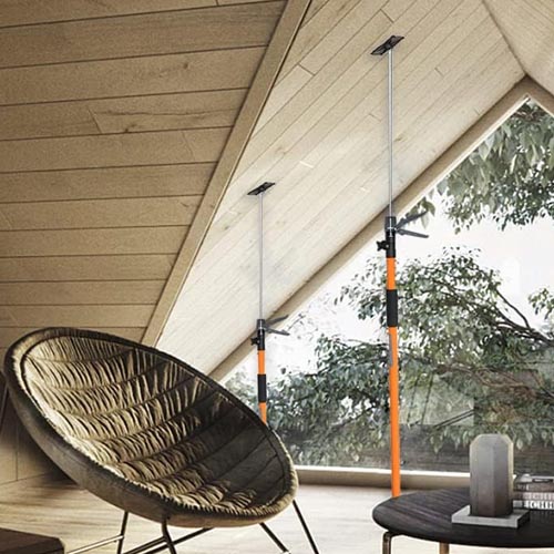 ACEBINTE 4PK Steel Telescopic 114” Support Pole - Image 3