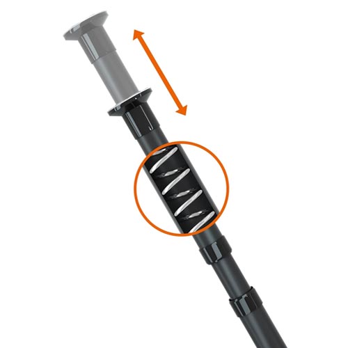 Aglaiprty DBP-001 10-Foot Dust Barrier Poles Kit - Image 4